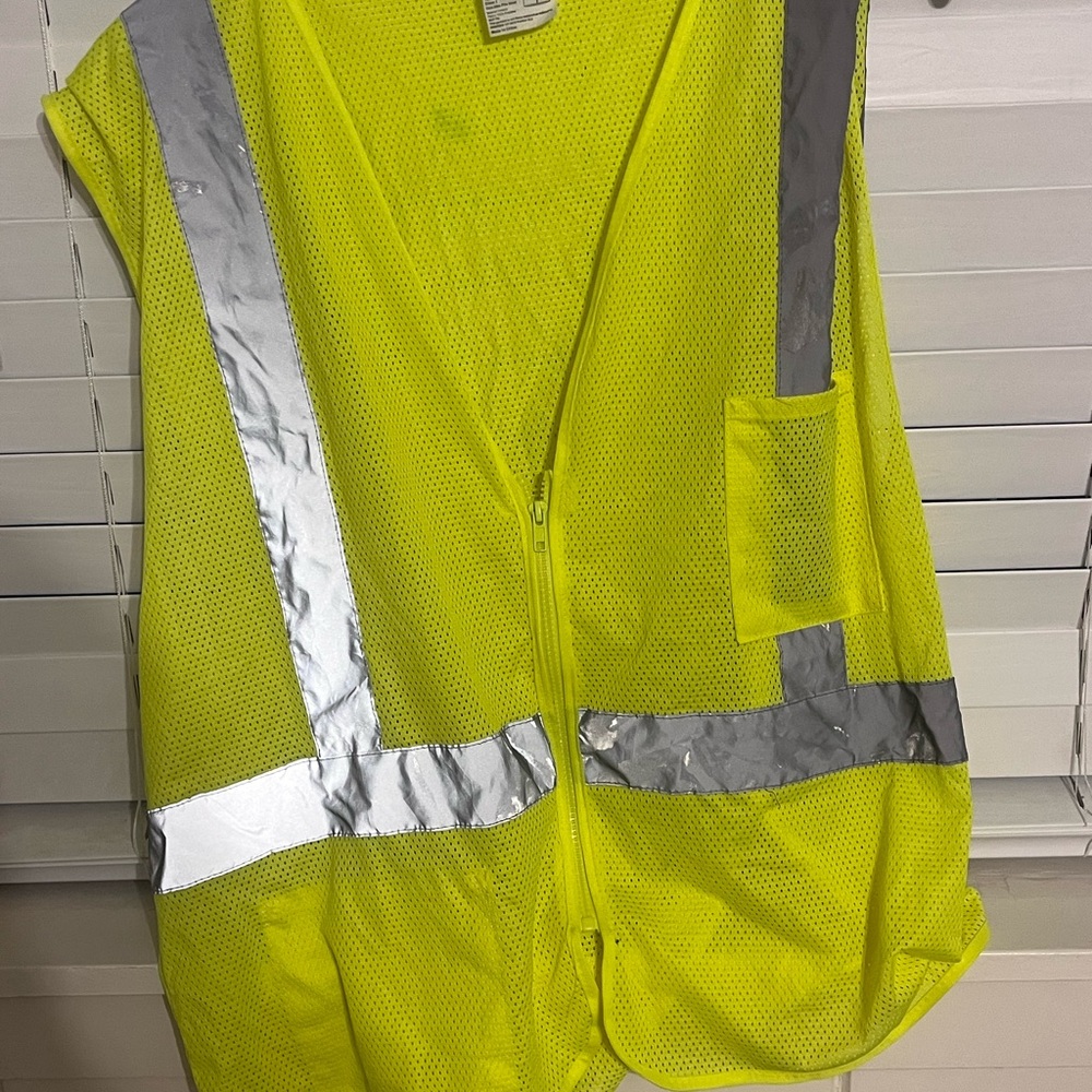 High-Visibility Safety Vest with Reflective Stripes